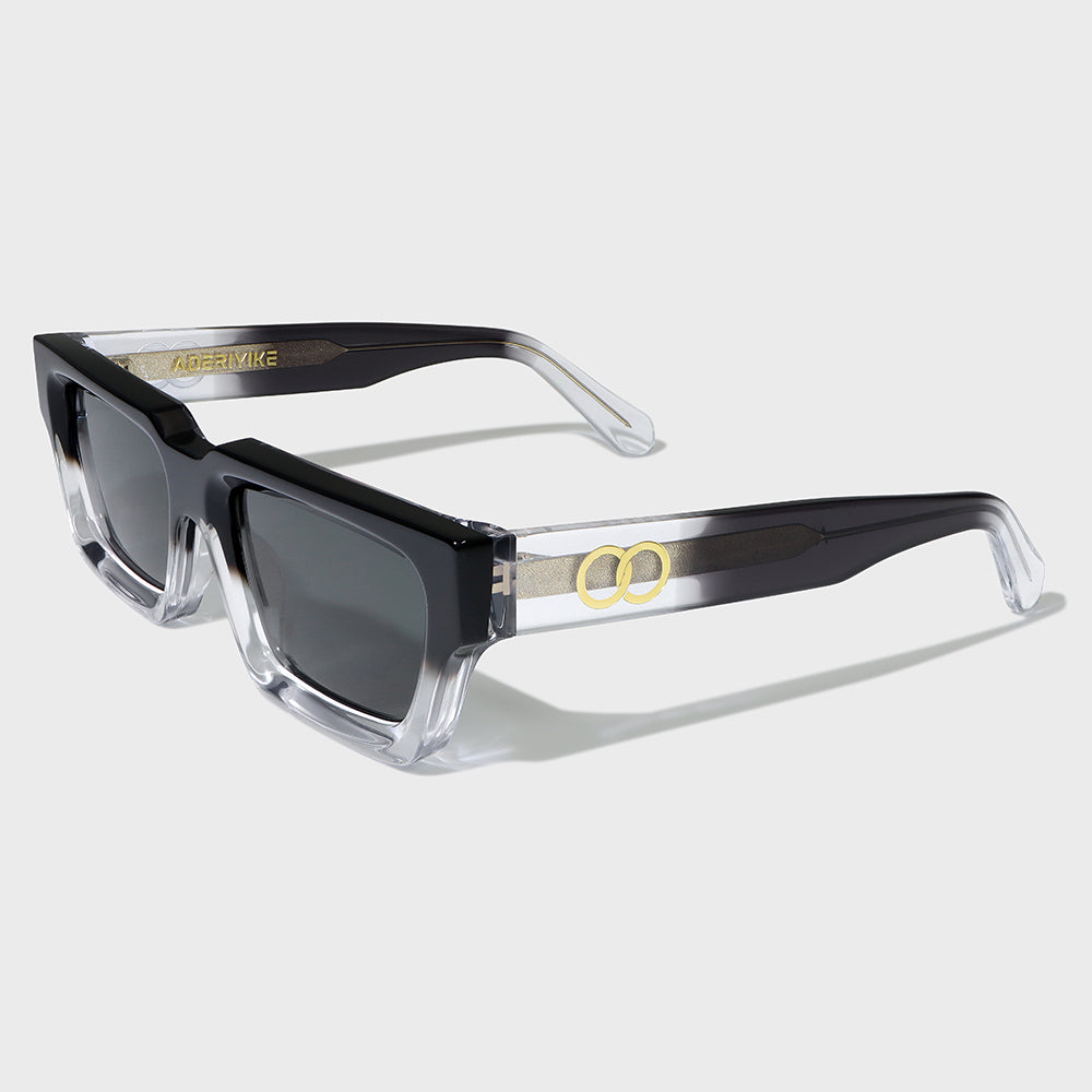Panda Pose Square Sunglasses