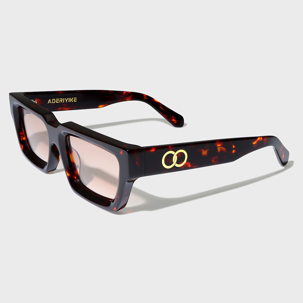 Havana Pose Square Sunglasses