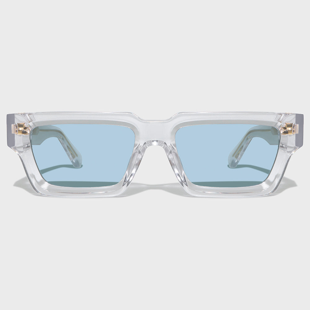 Clear Pose Square Sunglasses