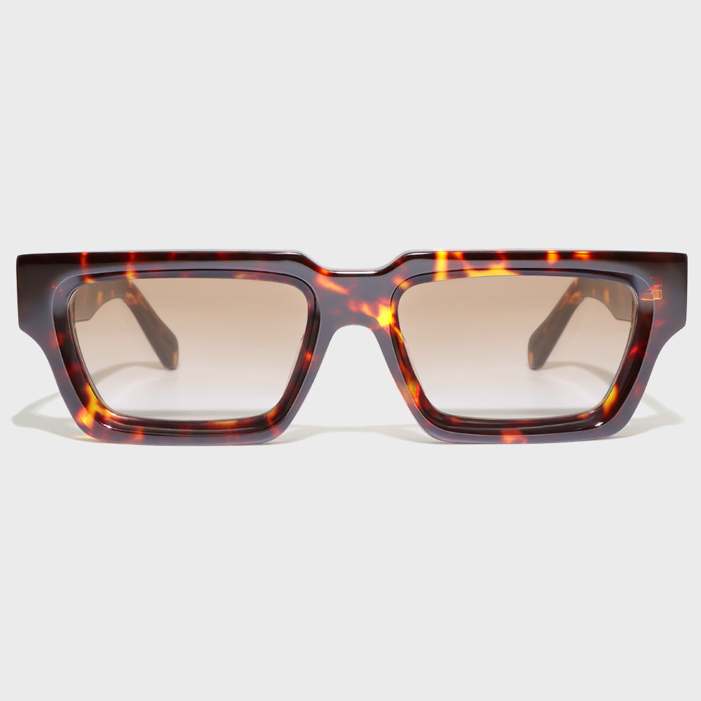 Havana Pose Square Sunglasses