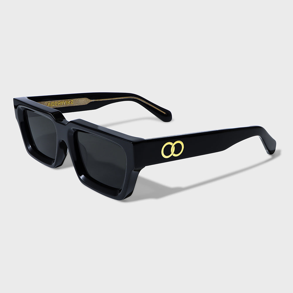 Black Pose Square Sunglasses