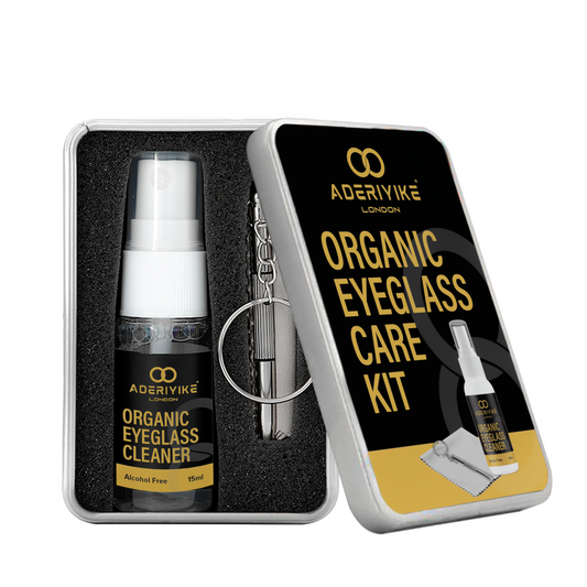 Organic Eyeglass Cleaner Care Kit